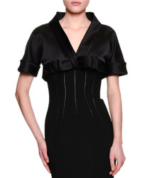 Dolce & Gabbana Short Sleeve Shrug Wbow Black