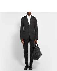 Calvin Klein Collection Black Crosby Slim Fit Cotton And Silk Blend Suit Jacket