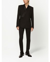 Dolce & Gabbana Wrap Style Silk Blazer