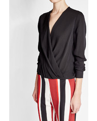 Diane von Furstenberg Draped Silk Blouse