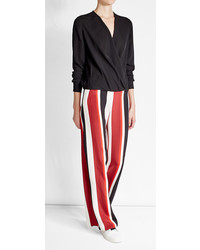 Diane von Furstenberg Draped Silk Blouse