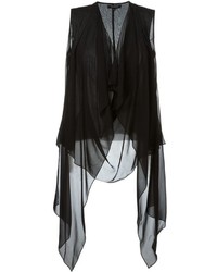 Unconditional Draped Sheer Top
