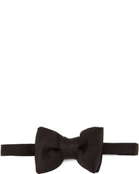 Tom Ford Grosgrain Silk Bow Tie Black