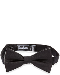 Neiman Marcus Silk Bow Tie Blackgray
