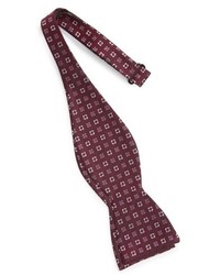 The Tie Bar Steady Bloom Silk Bow Tie