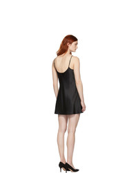 La Perla Black Silk Short Slip Dress