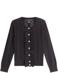 Marc Jacobs Wool Cardigan With Silk
