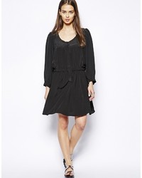 Dress Gallery Nola Silk Mix Dress With 34 Length Sleeve