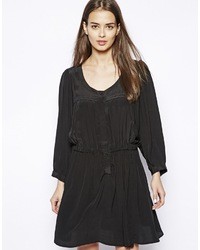 Dress Gallery Nola Silk Mix Dress With 34 Length Sleeve