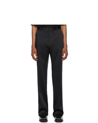 Versace Black Satin Trousers