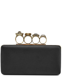 Alexander McQueen Ring Box Clutch With Silk