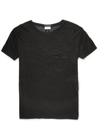 Saint Laurent Silk Jersey T Shirt
