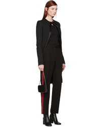 Alexander McQueen Black Red Band Trousers