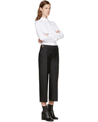 Dsquared2 Black Wool And Silk Maria Trousers