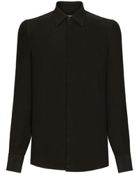 Dolce & Gabbana Classic Collar Button Up Silk Shirt