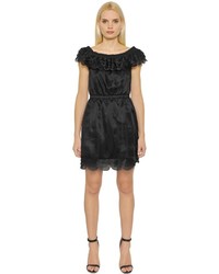 Designers Remix Scalloped Detail Silk Organza Dress