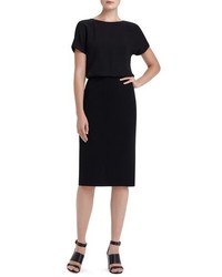 Lafayette 148 New York Gwen Crepe Blouson Dress