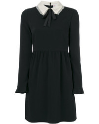 RED Valentino Pussy Bow Collar Dress
