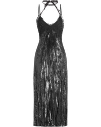 Nina Ricci Silk Dress With Chiffon Trims