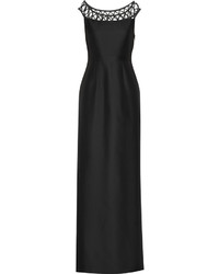 Raoul Cyane Cutout Cotton And Silk Blend Gown