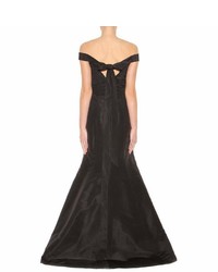 Oscar de la Renta Floor Length Silk Gown