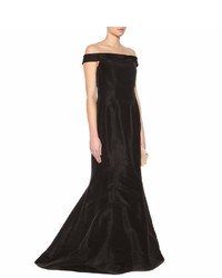 Oscar de la Renta Floor Length Silk Gown