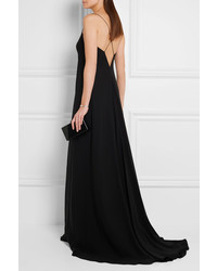 Calvin Klein Collection Lily Silk Gown Black