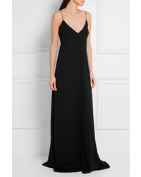 Calvin Klein Collection Lily Silk Gown Black