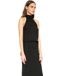 Nili Lotan Mock Neck Gown