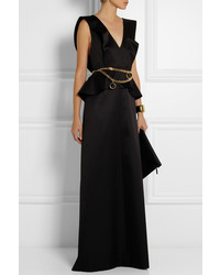 Chloé Wool And Silk Blend Satin Gown