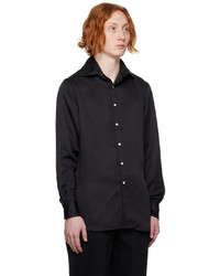 Factor's Black Buttoned Shirt