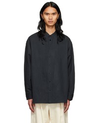 The Row Black Silk Kiki Shirt