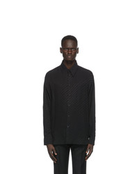 Givenchy Black Silk Loose Fit Shirt