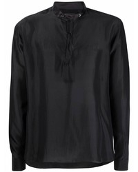 Giorgio Armani Half Button Silk Shirt