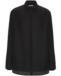Valentino Long Sleeved Silk Shirt
