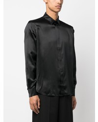 Saint Laurent Satin Long Sleeve Shirt