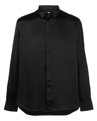 Saint Laurent Satin Long Sleeve Shirt