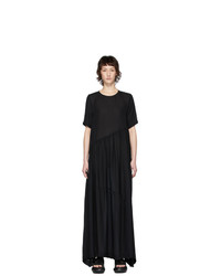 Collina Strada Black Silk Charlie Engman Edition Ritual Dress