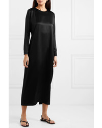 La Collection Jacqueline Silk Satin Midi Dress