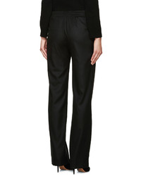 Versace Black Silk Twill Lounge Pants