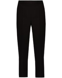 Calvin Klein Collection Jeno Wool And Silk Blend Cropped Trousers