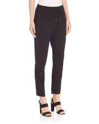 Eileen Fisher Organic Cotton Drawstring Ankle Pants