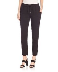 Eileen Fisher Organic Cotton Drawstring Ankle Pants
