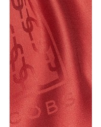 Marc Jacobs Monogram Silk Wool Jacquard Scarf