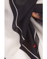 Givenchy Rottweiler Silk Blend Scarf