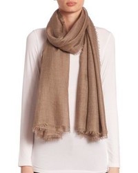 Saks Fifth Avenue Collection Fringed Cashmere Silk Scarf