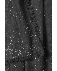 Faliero Sarti Sequinned Scarf With Wool Silk And Cashmere