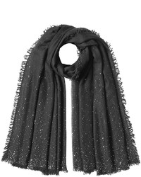 Faliero Sarti Sequinned Scarf With Wool Silk And Cashmere