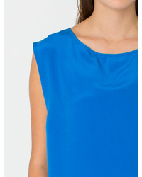 American Apparel Washed Silk Mid Length Shift Dress