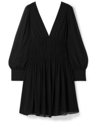 Stella McCartney Ruched Silk Mini Dress